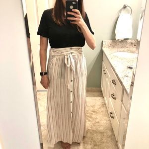 Bohme maxi striped skirt